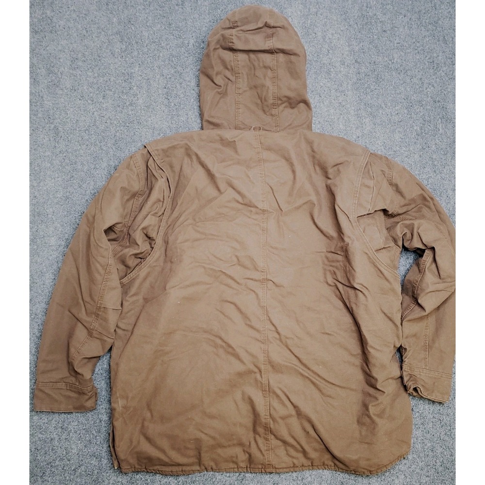 Berne Brown Duck Canvas Coat Jacket Mens XXL Hunting Work Chore Lined Carhartt - Picture 10 of 10